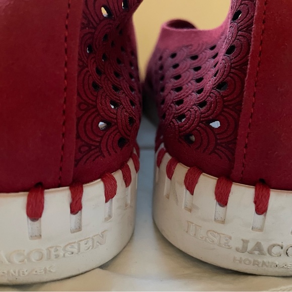 Ilse Jacobsen slip on loafer - Beautiful red! - Picture 3 of 4